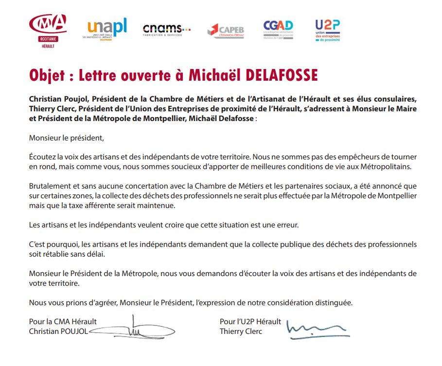 Lire la suite à propos de l’article Lettre ouverte à Michael Delafosse, Maire de Montpellier et président de la Métropole