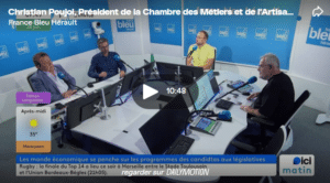 Lire la suite à propos de l’article Christian POUJOL au micro de France Bleu : « nous avons reçu les candidats aux législatives »