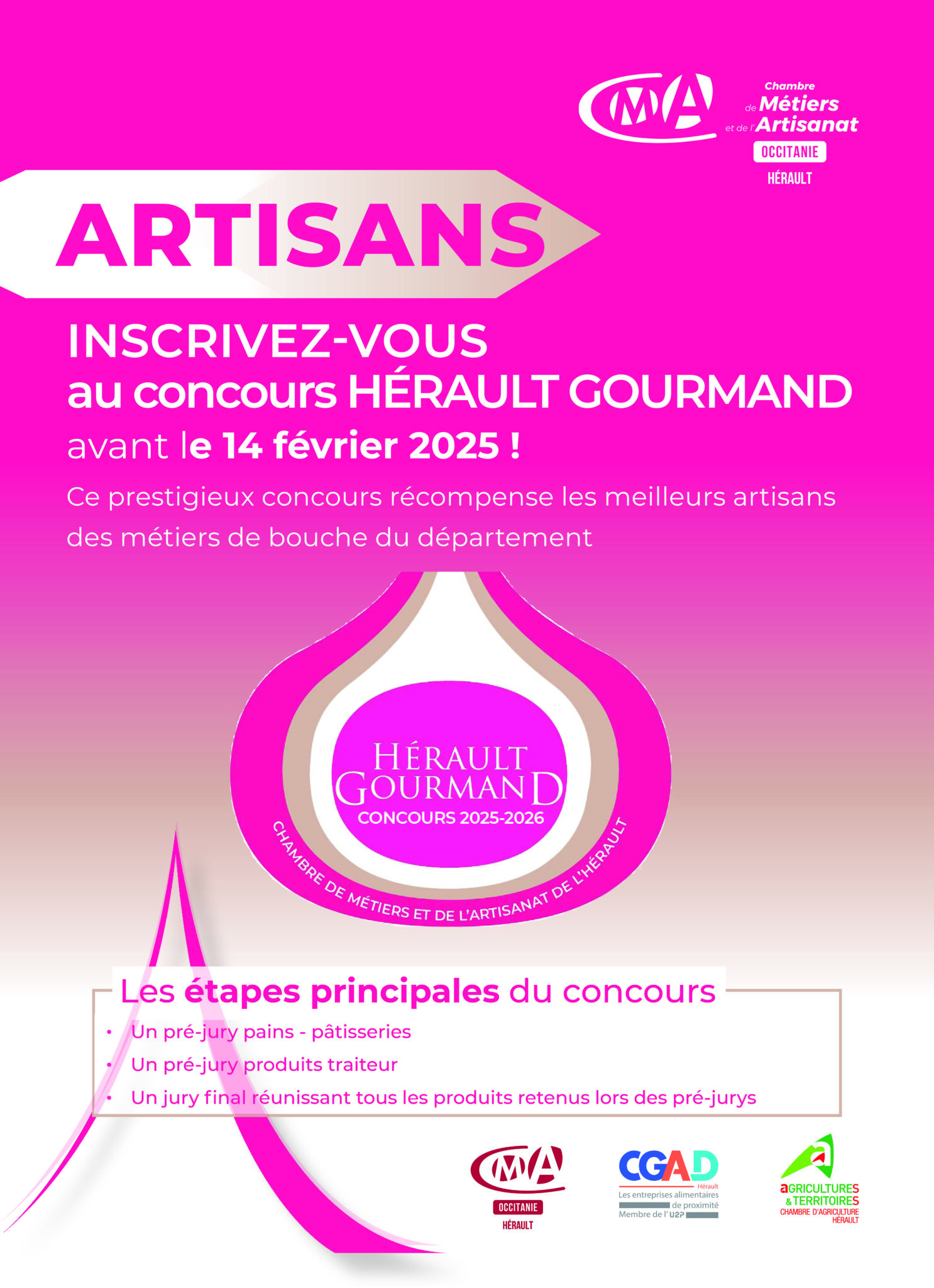 Lire la suite à propos de l’article Les inscriptions au Concours Hérault Gourmand sont ouvertes !