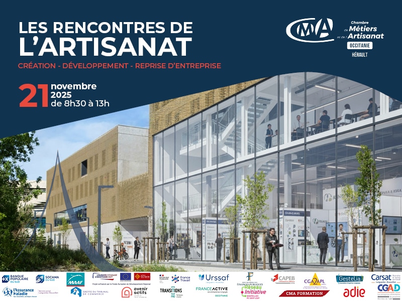 Lire la suite à propos de l’article Les Rencontres de l’Artisanat – Créateurs, repreneurs, chef d’entreprises