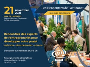 Lire la suite à propos de l’article Rencontrez des experts de l’entreprenariat pour développer votre projet à la CMA Hérault